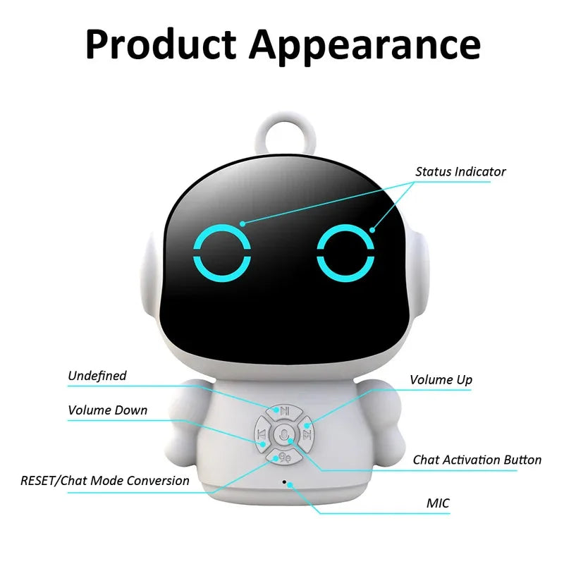 Tuya Smart AI Robot Early Education Toys for Children Speech